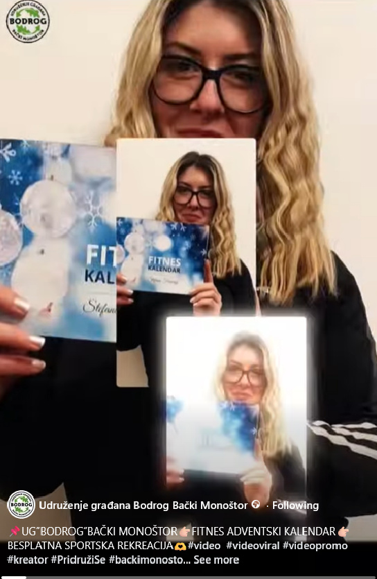 Fitnes adventski kalendar – Besplatna sportska rekreacija!
