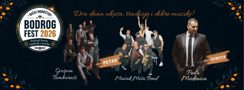 BODROG FEST 2026 – 7. i 8. AVGUST